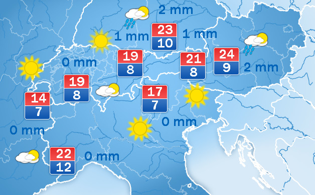 Weather forecast for monday Weather forecast for monday